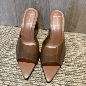 Black Suede Studio Heels